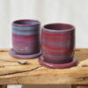 Tasse avec soucoupe ”Framboise boréale”